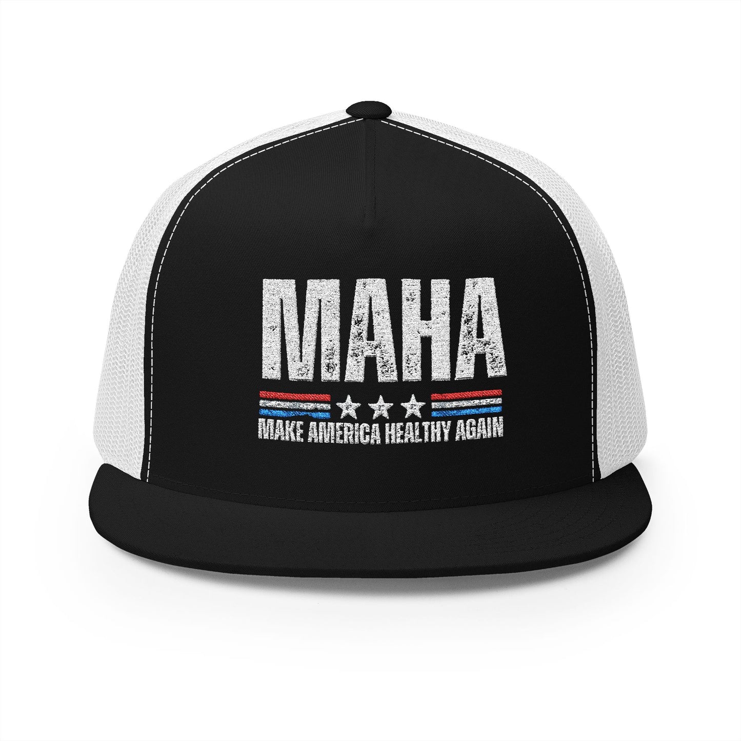 Embroidered Trucker Cap - MAHA Make America Healthy Again Hat